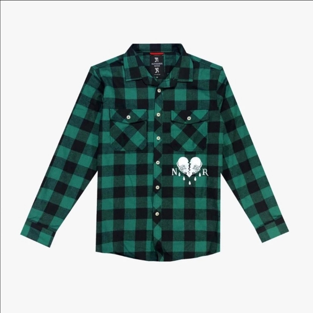 Breaking Hearts Flannel